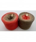 African Queen - 3 ply gradient yarn