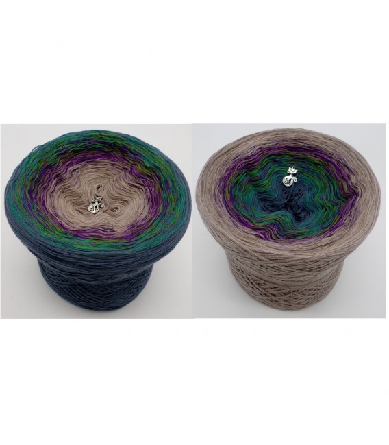 Pfauenauge (Peacock eye) - 4 ply gradient yarn - image 1