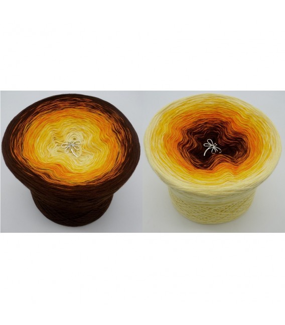 Wüstenblume (Desert flower) - 4 ply gradient yarn - image 1