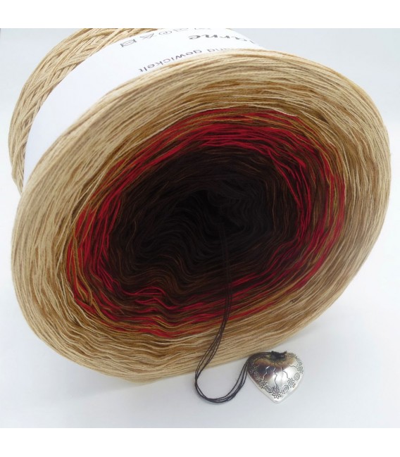 Farbklecks in Rot (Color blob in red) - 4 ply gradient yarn - image 5