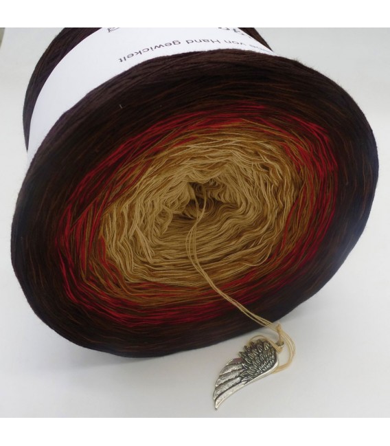 Farbklecks in Rot (Color blob in red) - 4 ply gradient yarn - image 9
