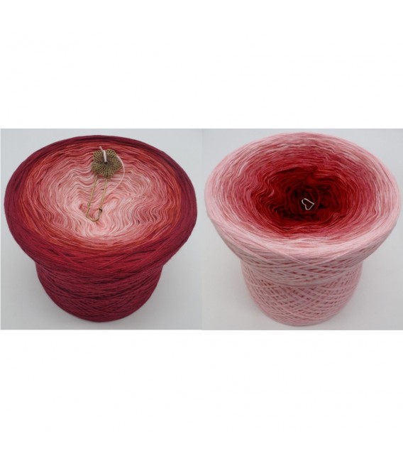 Rosenrot (розы красный) - 4 нитевидные градиента пряжи - Фото 1