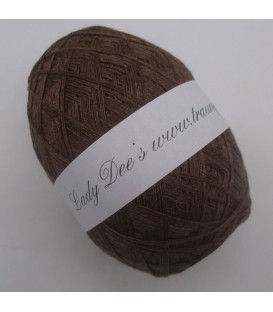 Lady Dee's Lace yarn - brown mottled - image