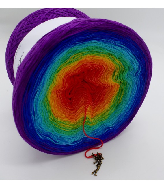 Kinder des Regenbogen Megabobbel - Farbverlaufsgarn 4-fädig - Bild 4