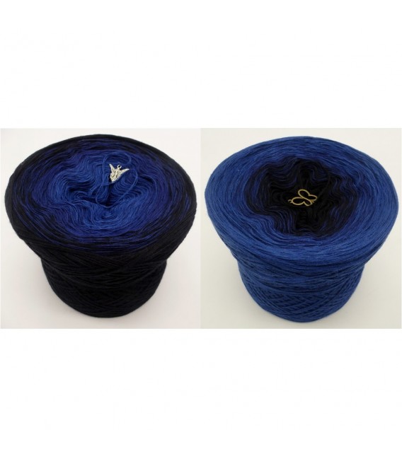 Blue Darkness - 3 ply gradient yarn image 1