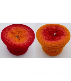 Blutorange - 3 ply gradient yarn image 1
