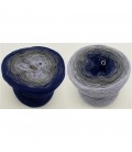Blue Velvet - 3 ply gradient yarn