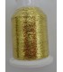 Beilaufgarn - Gold Glitzer - Minispule (Auxiliary yarn - Gold Glitter - Mini coil) - image 1 ...