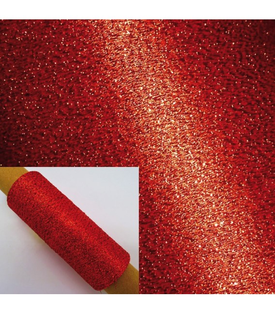 Auxiliary yarn - Lurex glow red - image 1