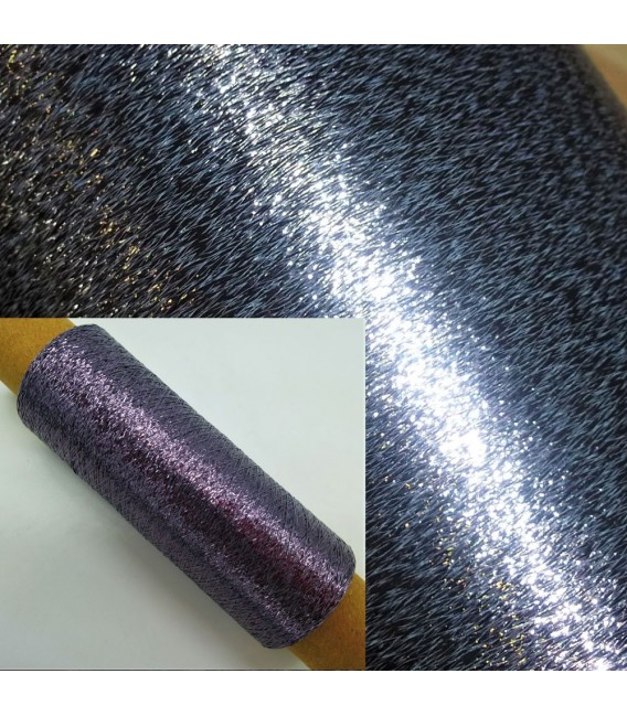 Auxiliary yarn - Lurex steel gray - image 1
