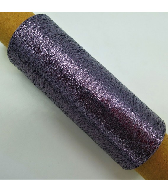 Auxiliary yarn - Lurex steel gray - image 2