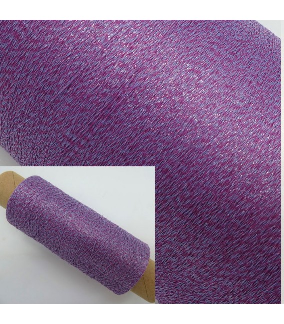 Auxiliary yarn - Lurex lavender-raspberry - image 1