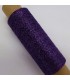 Auxiliary yarn - Lurex dark purple - image 2 ...