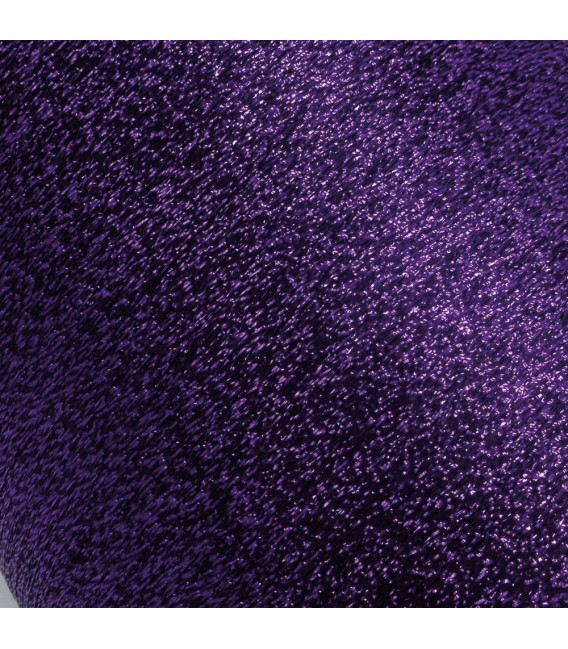 Вспомогательная пряжа - люрекс Dark Violett - Фото 5
