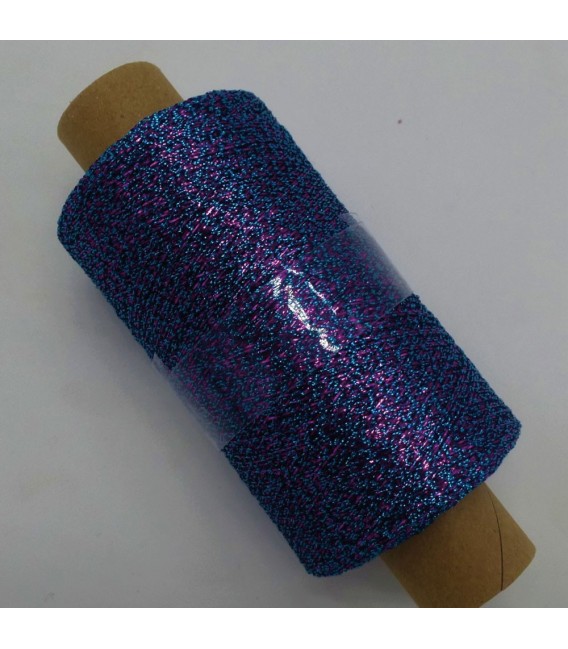 Auxiliary yarn - Lurex cobalt-pink - image 3