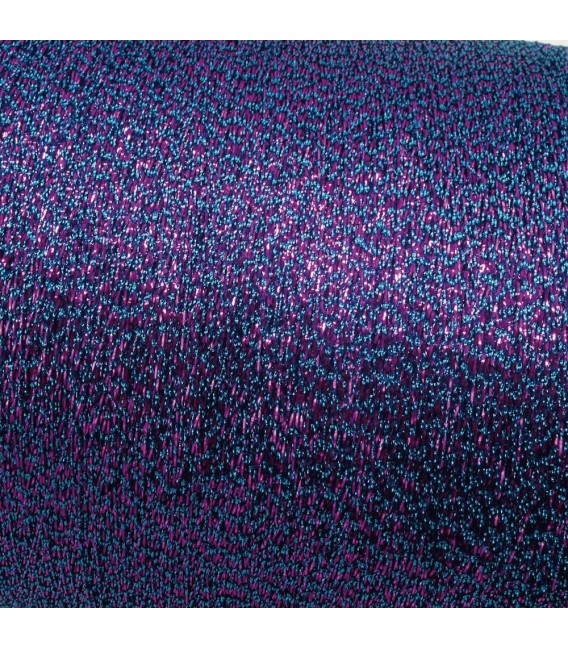 Beilaufgarn - Lurex Kobalt-Pink - Bild 4
