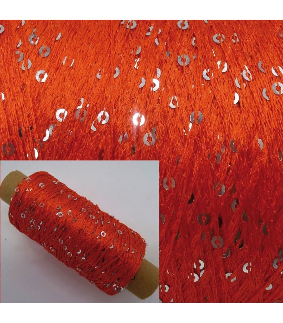 Auxiliary yarn - yarn sequins blood-red - image 1