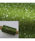 Auxiliary yarn - yarn sequins Farngrün