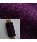 Auxiliary yarn - yarn sequins Purple