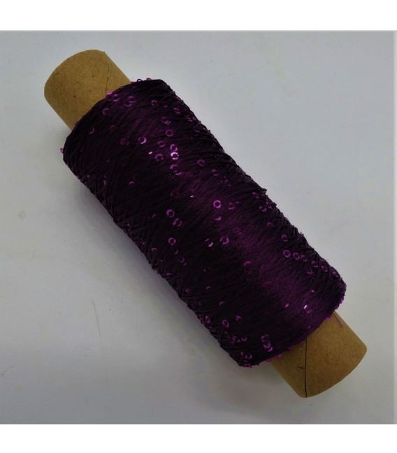 Auxiliary yarn - yarn sequins Purple - image 2