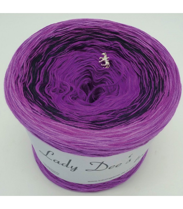 Dark Purple - 4 ply gradient yarn - Lady Dee´s Traumgarne Export