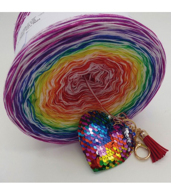 Lady Rainbow (Леди радуга) - 4 нитевидные градиента пряжи - Фото 3