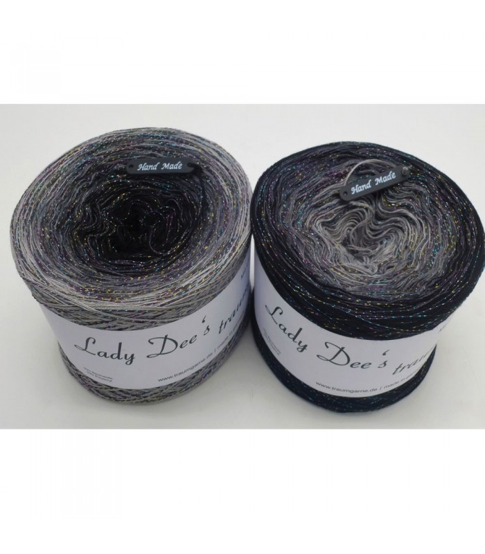 Black and White - 4 ply gradient yarn - Lady Dee´s Traumgarne Export