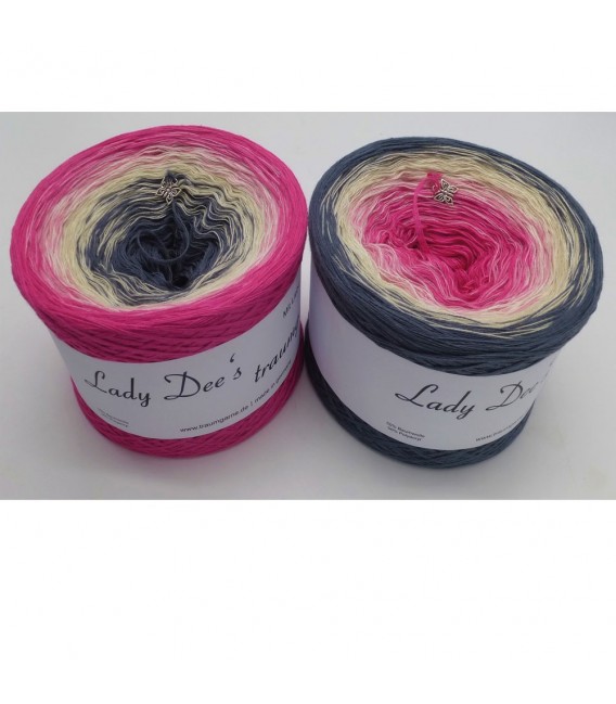 Wilder Mohn (Wild poppy) - 4 ply gradient yarn - image 1