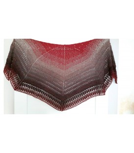 Crochet Pattern shawl "Chaleur" by Ursula Deppe-Krieger - image 1