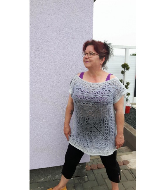modèle de crochet châle couverture Les âmes plus chaud tunique écharpe "Summer Kiss" de Ursula Deppe-Krieger - photo 1