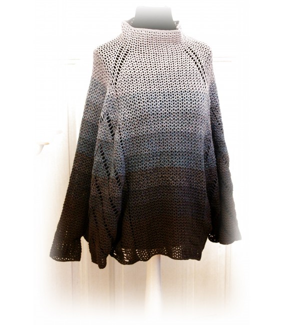 Crochet Pattern poncho "All'n nothing" by Maike Ohlig - image 3