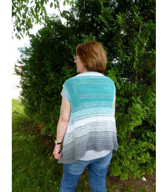 Crochet Pattern vest - jacket "Don't Stop" by Ursula Deppe-Krieger - image 2