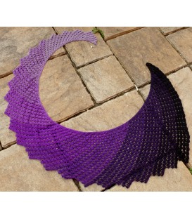 Dragon Fly breite Variante - crochet pattern - shawl