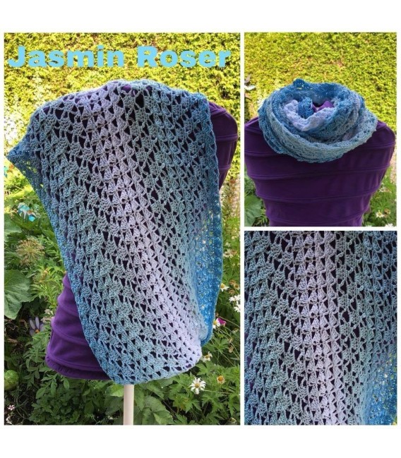 Crochet Pattern Moebius scarf "Magic Butterfly" by Tanja Schuster - image 1