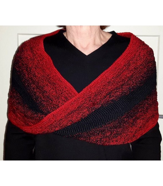 knitting Pattern double Moebius scarf "Mustang" by Ursula Deppe-Krieger - image 1