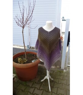 Wintermorgen - crochet pattern - poncho