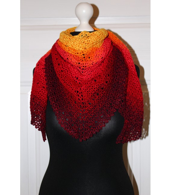 Crochet Pattern shawl "Middle Lines" by Maike Ohlig - image 1