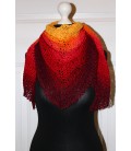 Middle Lines - crochet pattern - shawl