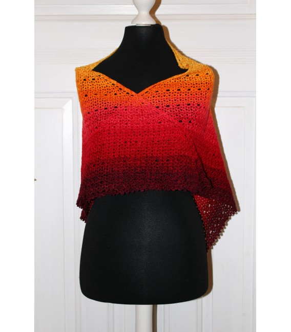 Crochet Pattern shawl "Middle Lines" by Maike Ohlig - image 2