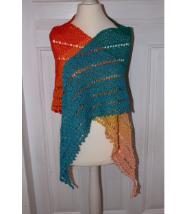 Crochet Pattern shawl "Simple Lines" by Maike Ohlig - image 1
