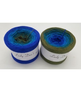 Blue Bird- 4 ply gradient yarn - image 1