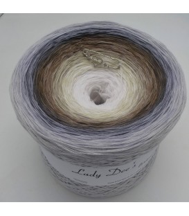 Coconut Gigantic Bobbel - 4 ply gradient yarn - image 1