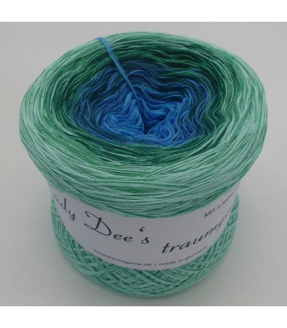 Blue Grass - 4 ply gradient yarn - image 4